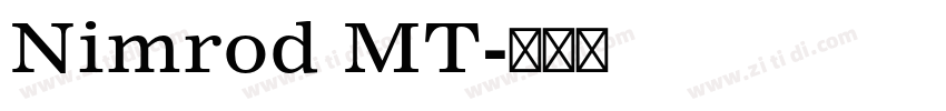 Nimrod MT字体转换